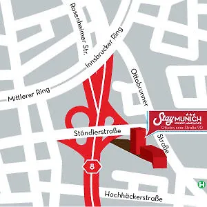 Staymunich Serviced Apartments 3*,  Germania